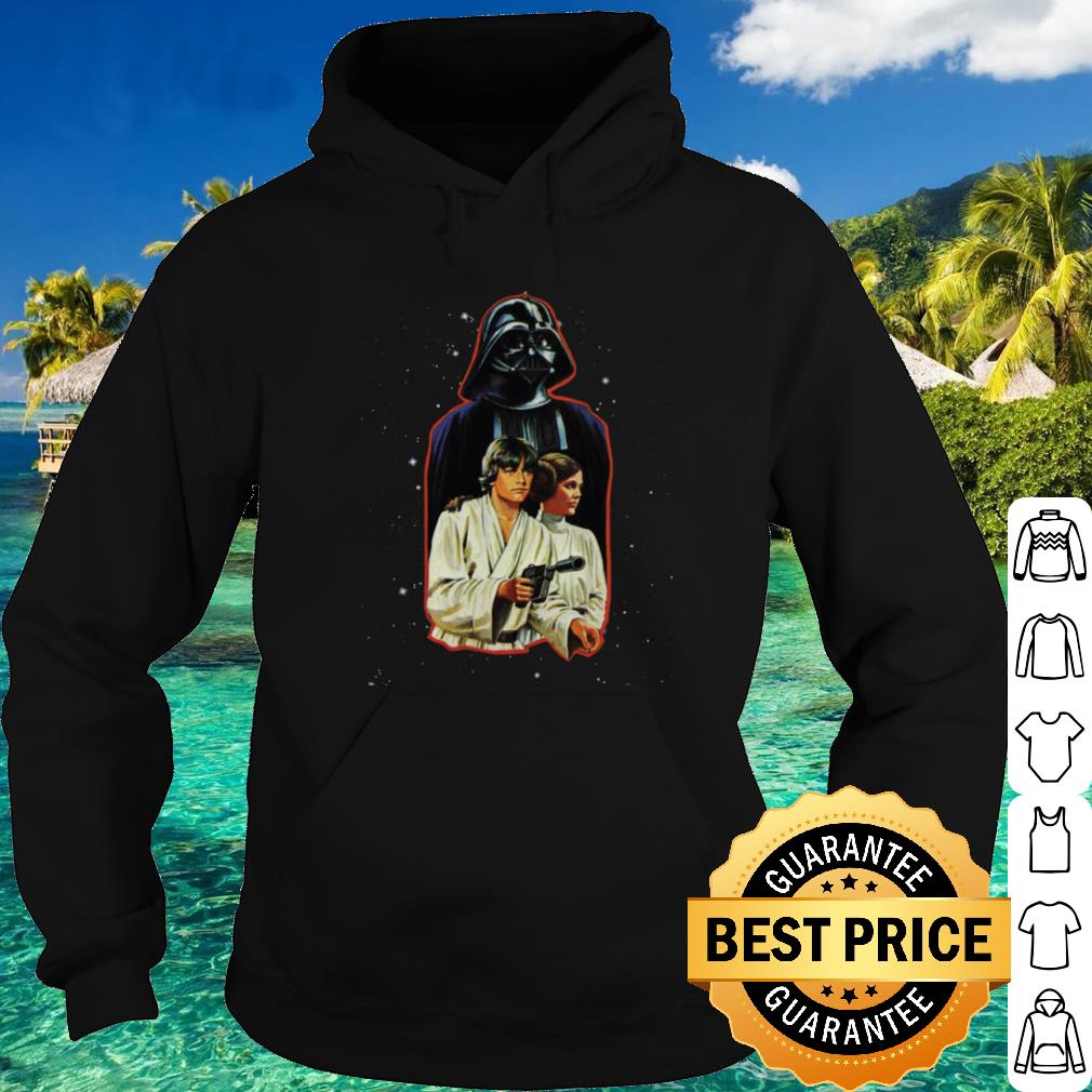 Cool Star Wars Classic Luke Leia Darth Vader Illustration shirt