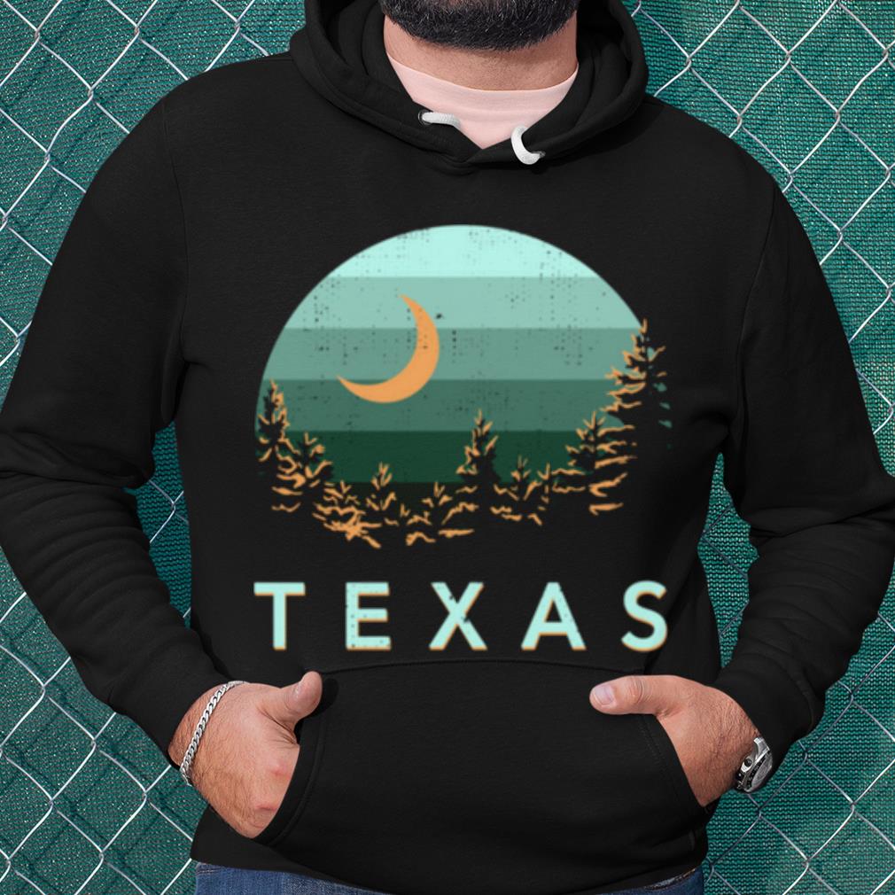 Pretty Texas Souvenir Forest Evergreen Night Sky Nature shirt