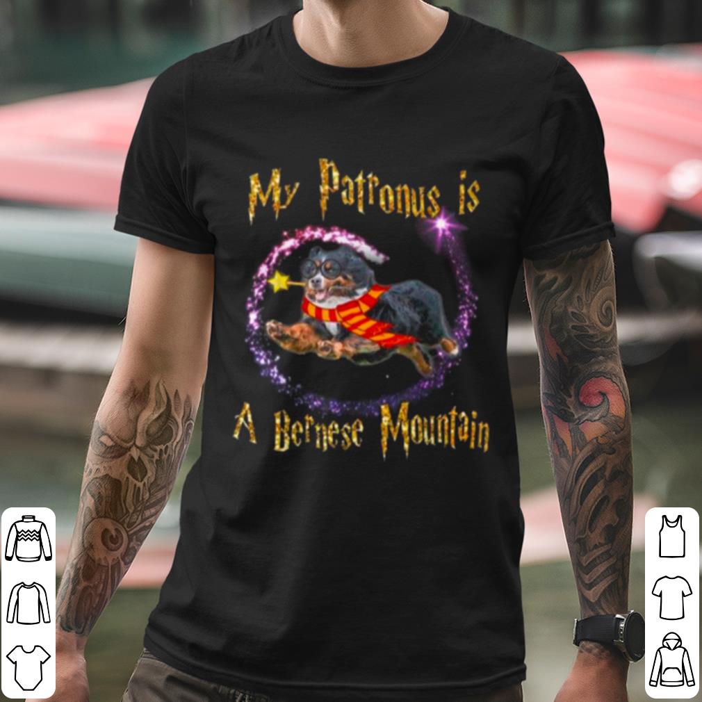 Nice Harry Potter My Patronus Is A Bernese Mountain shirt