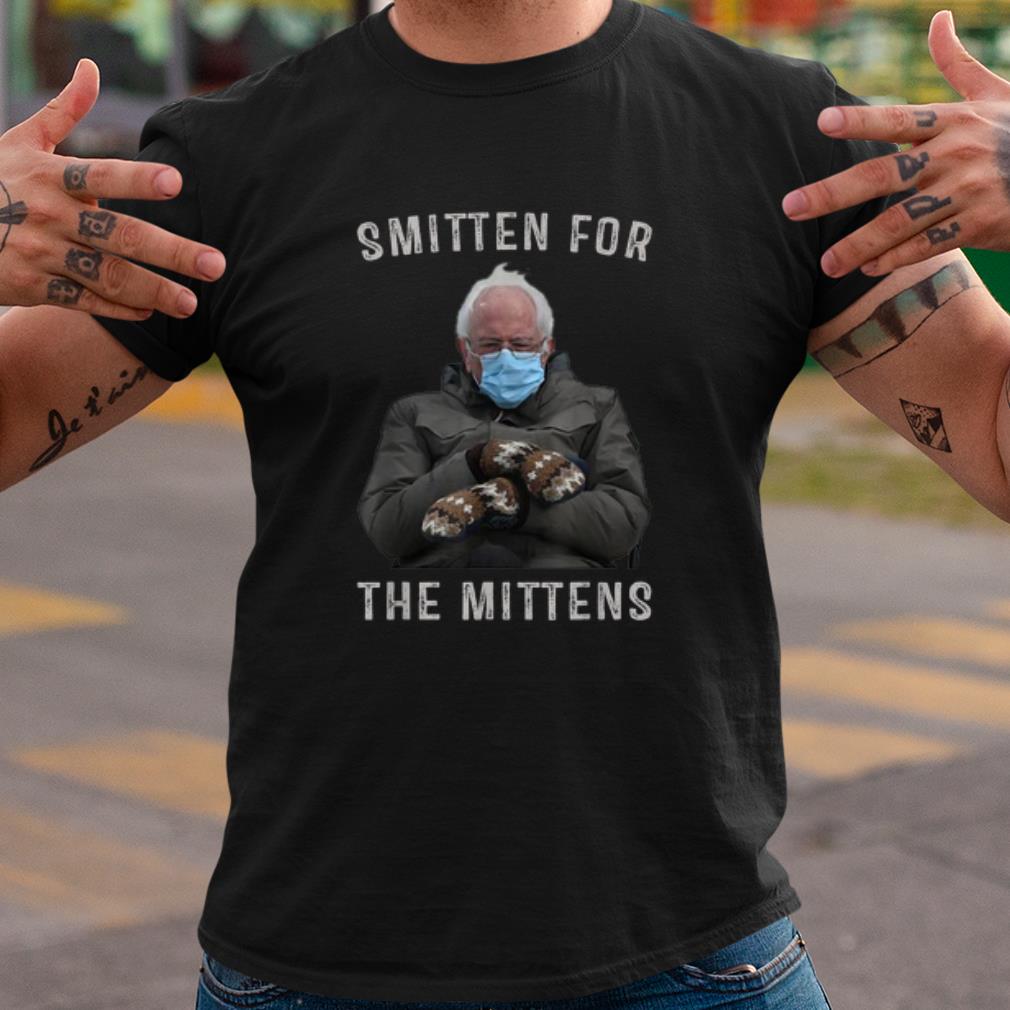 Pretty Bernie Sanders Smitten For The Mittens shirt 7
