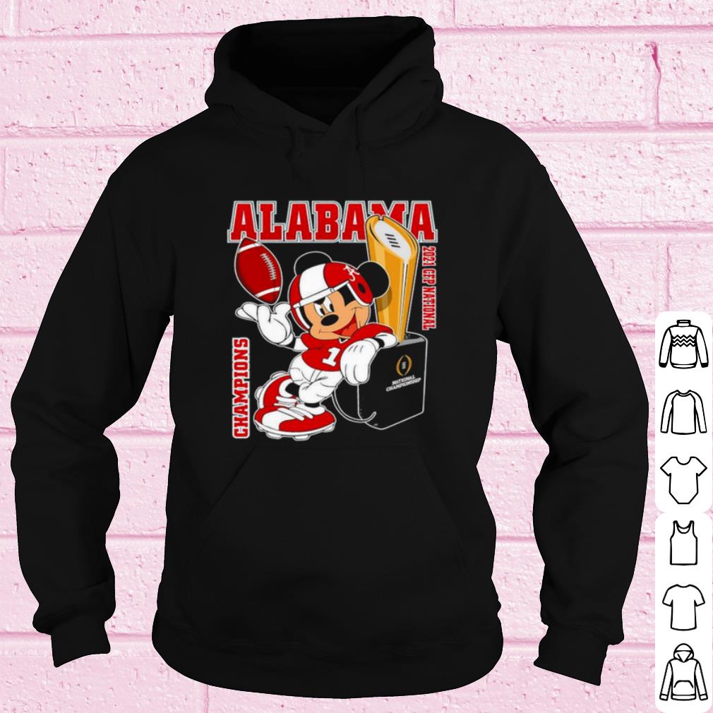 Pretty Mickey Mouse With Champions Of Alabama 2021 Cfp National shirt