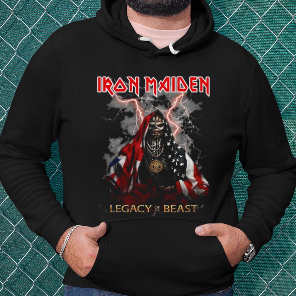 Pretty Iron Maiden Legacy Of The Beast American Flag shirt