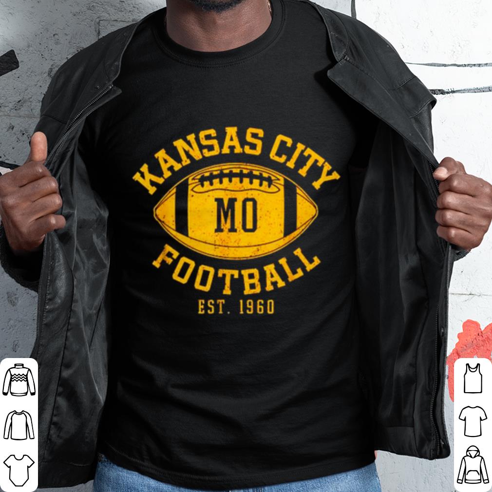 Original Kansas City Football Vintage KC Missouri Chief Retro shirt 7