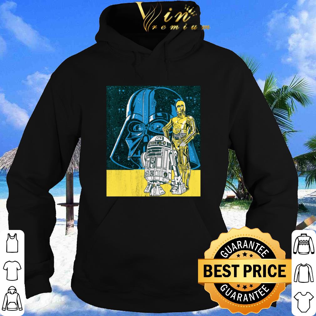 Cool Star Wars Darth Vader C-3PO R2-D2 Pop Art Vintage shirt