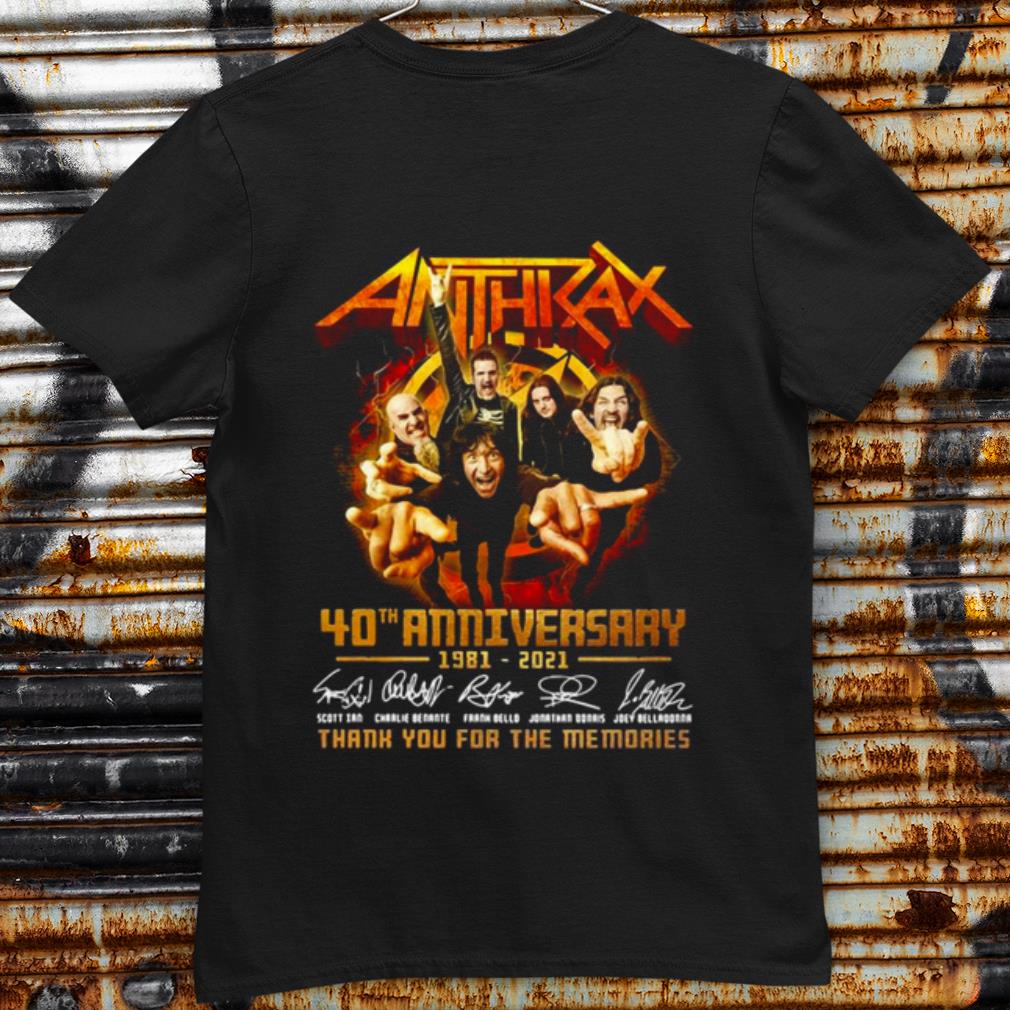 Funny Anthikad 40th Anniversary Thank You For The Memories Signatures shirt 9