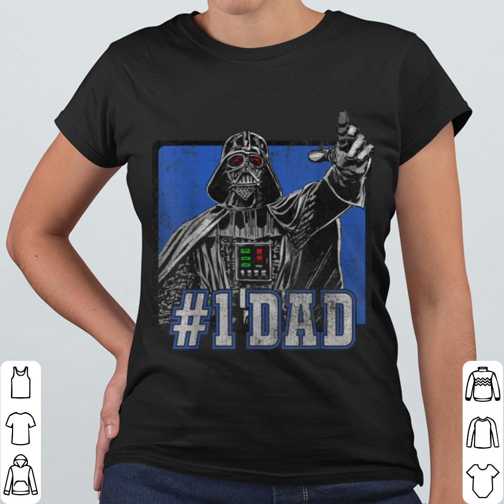 Hot Star Wars Darth Vader Number One Father Graphic shirt