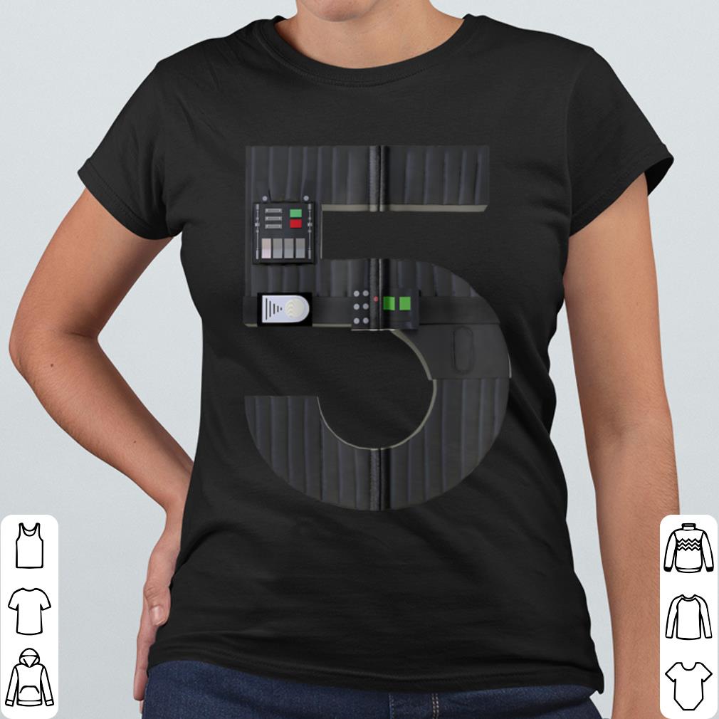 Star Wars Darth Vader Fifth Birthday shirt