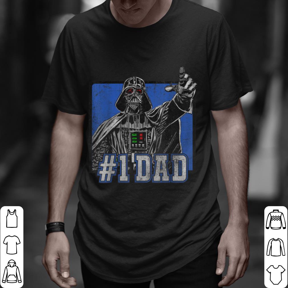 Hot Star Wars Darth Vader Number One Father Graphic shirt 8