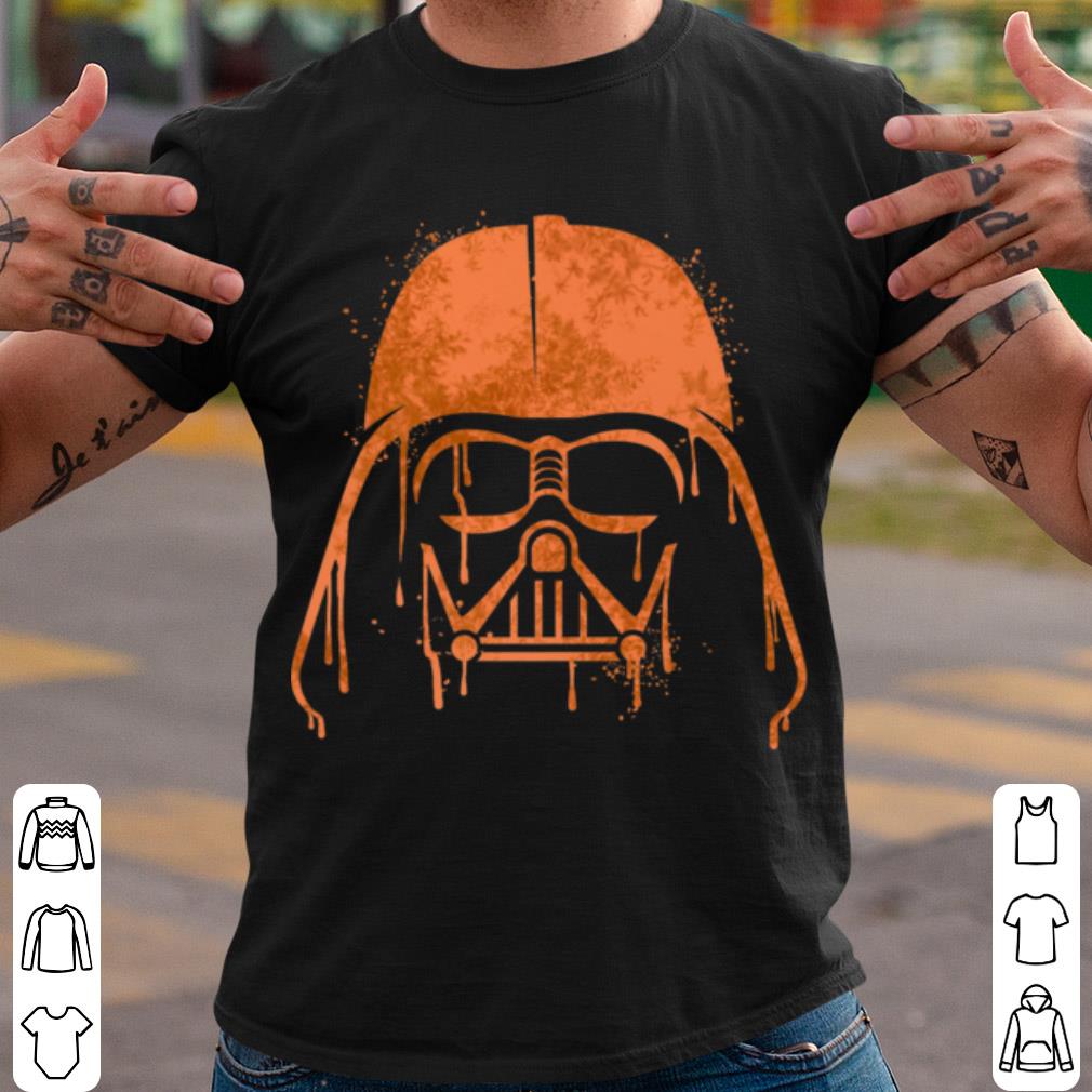 Top Star Wars Darth Vader Orange Helmet Drip shirt 9