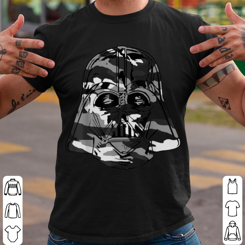 Best Star Wars Darth Vader Grey Camo Helmet Graphic shirt 9