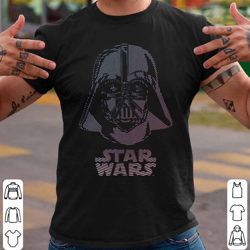 Official Star Wars Darth Vader Hypnotic Line Portrait shirt 9