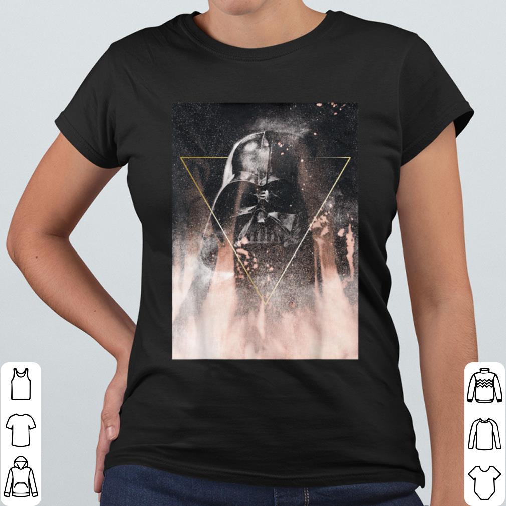 Star Wars Darth Vader Gold Triangle Retro Bleached shirt