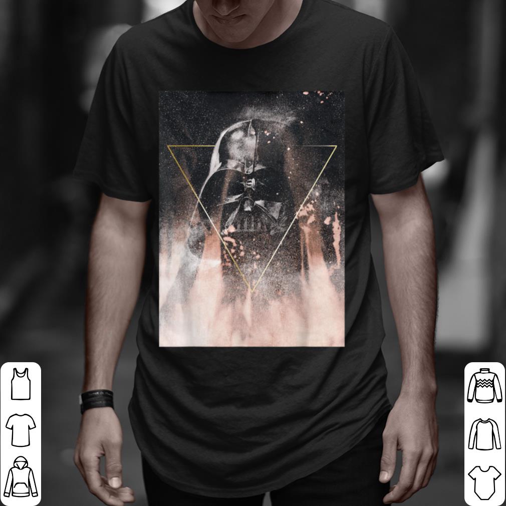 Star Wars Darth Vader Gold Triangle Retro Bleached shirt 9