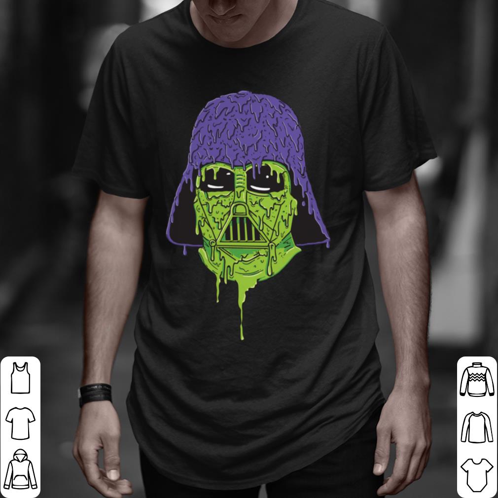Hot Star Wars Darth Vader Helmet Dripping Paint Grime shirt 9