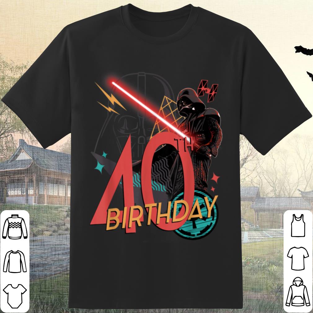 Funny Star Wars Darth Vader 40th Birthday shirt 8