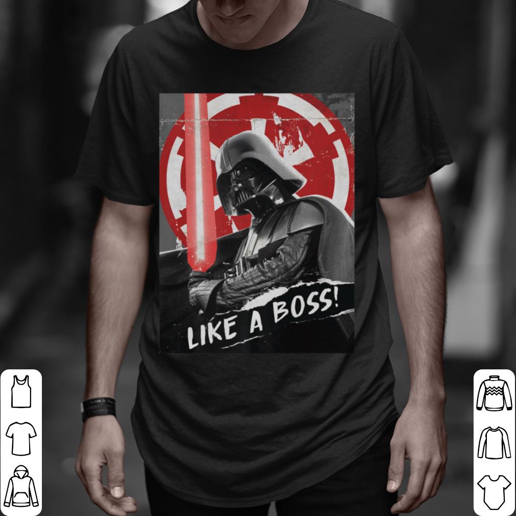 Funny Star Wars Darth Vader Like A Boss Funny shirt 8