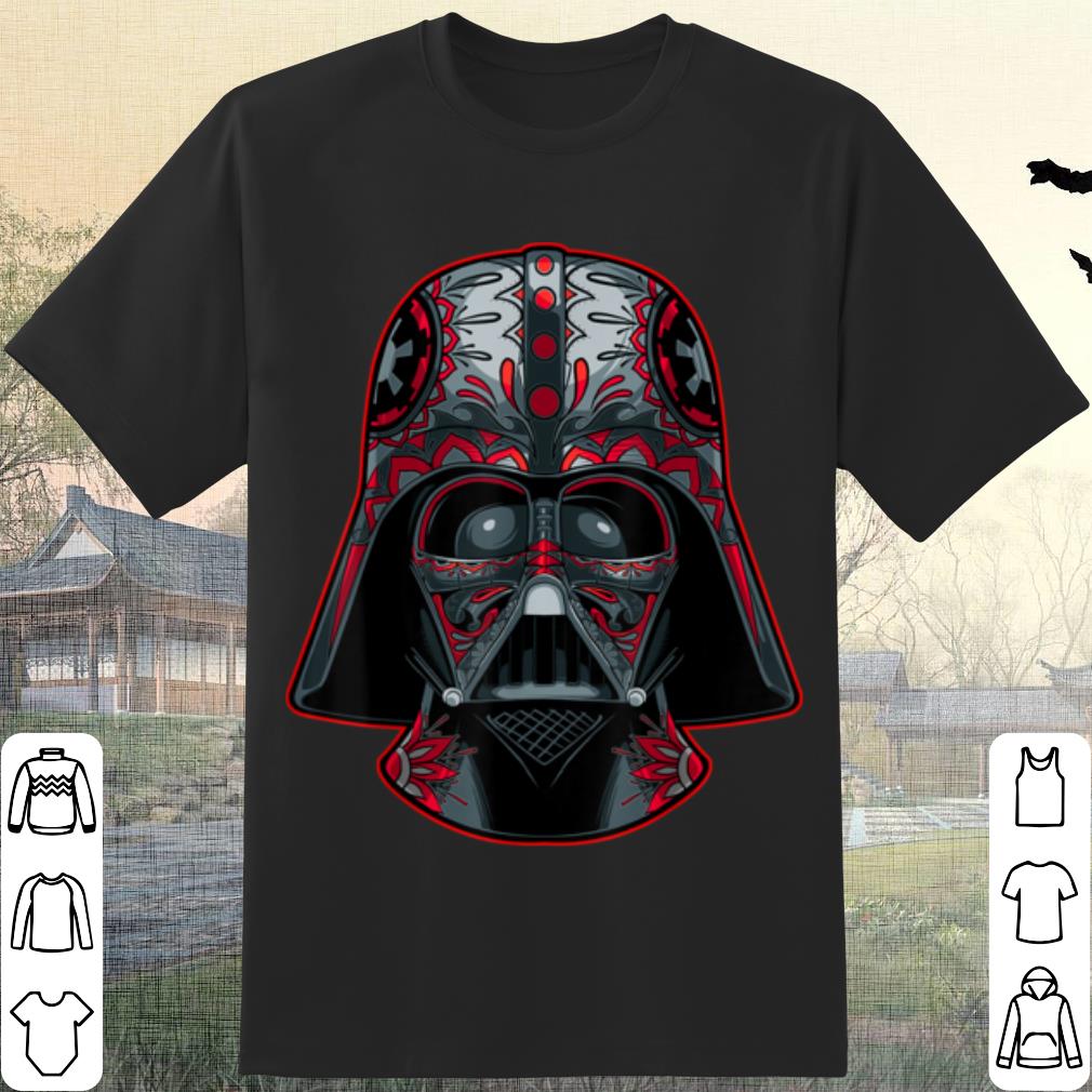 Cool Star Wars Darth Vader Helmet Markings shirt 9