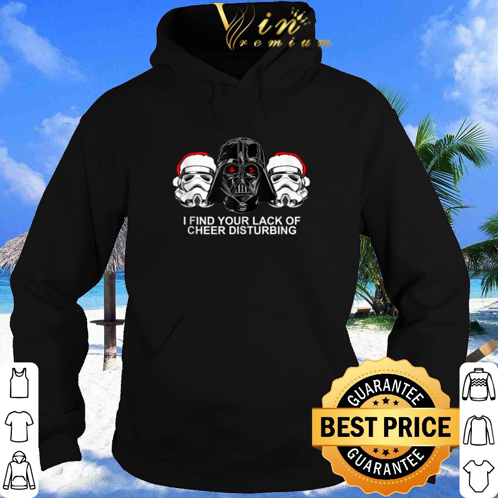 Cool Star Wars Darth Vader Lack Of Cheer Is Disturbing Holiday shirt