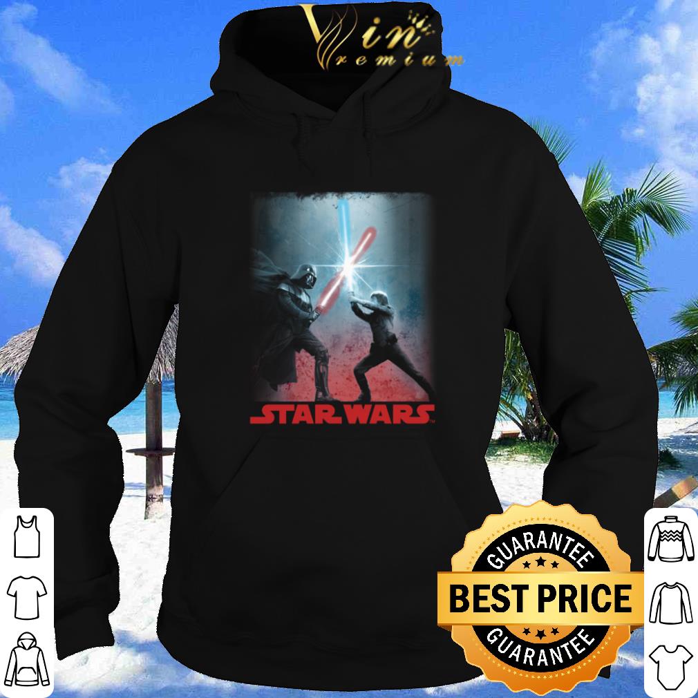 Top Star Wars Darth Vader Luke Skywalker Battle Silhouette shirt