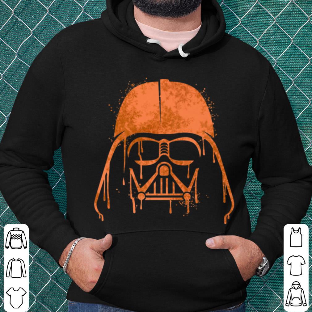Top Star Wars Darth Vader Orange Helmet Drip shirt