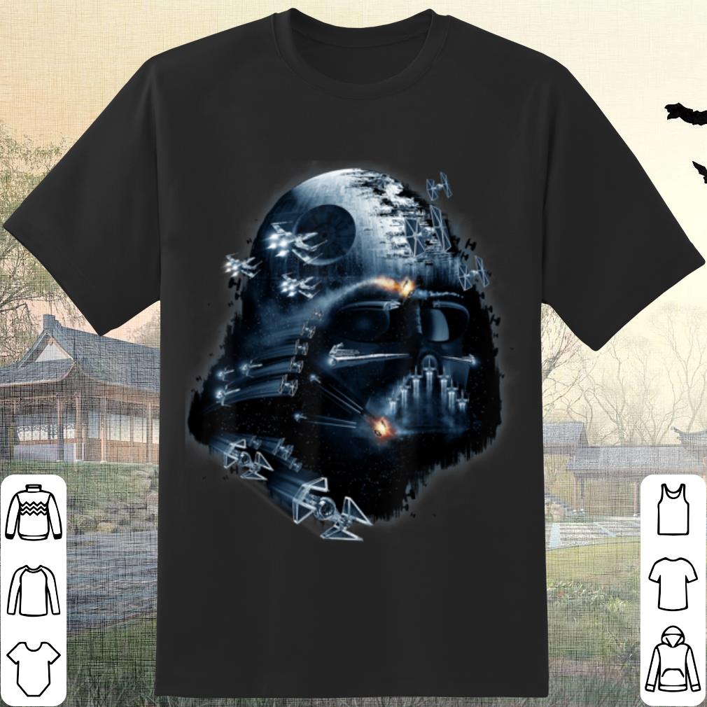 Funny Darth Vader Star Wars Helmet Collage Graphic shirt 9