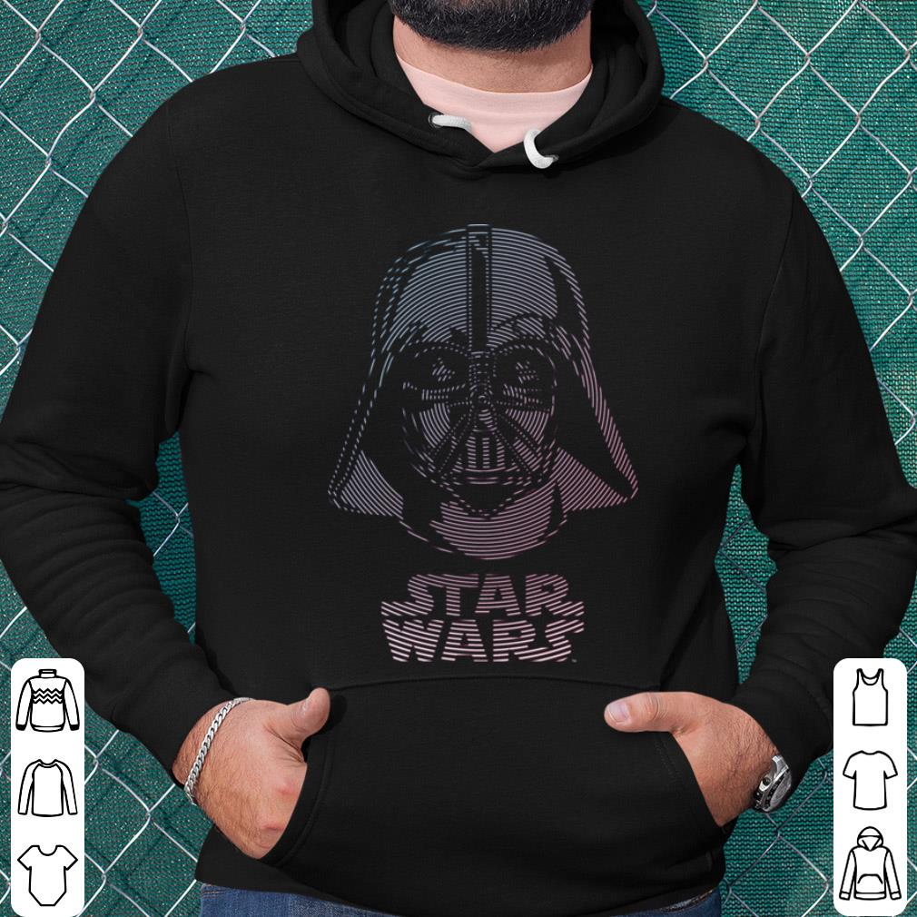 Official Star Wars Darth Vader Hypnotic Line Portrait shirt