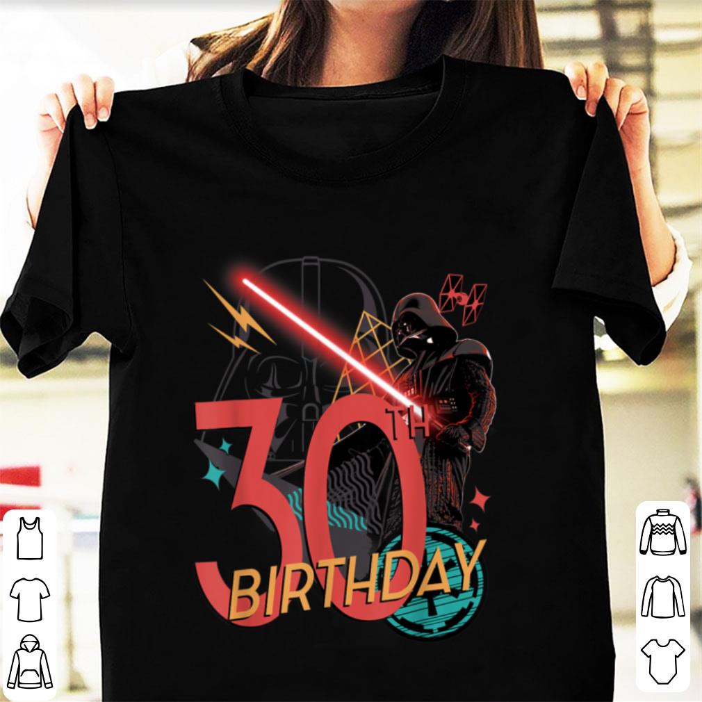 Cool Star Wars Darth Vader 30th Birthday shirt 9