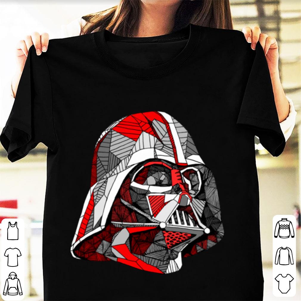 Cool Star Wars Darth Vader Helmet Line Sketch shirt 9
