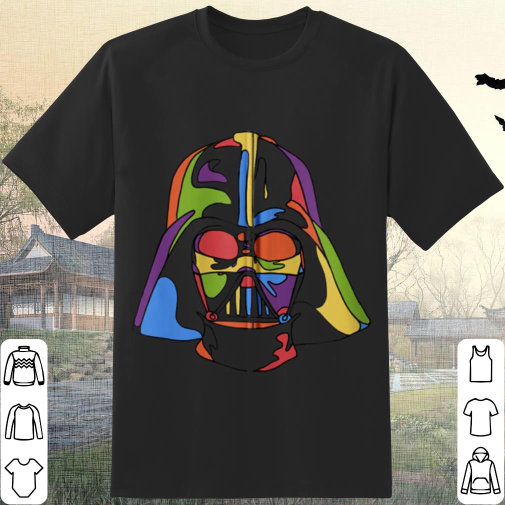 Nice Star Wars Darth Vader Colorful Helmet shirt 8