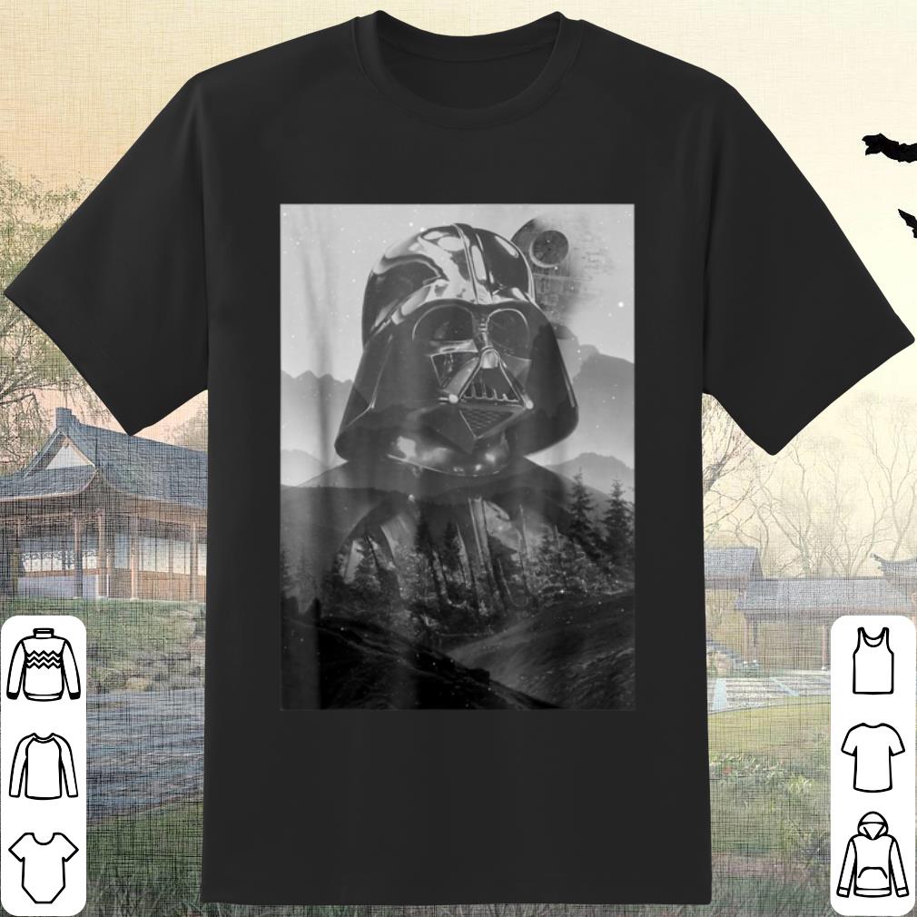 Nice Star Wars Darth Vader Double Exposed Poster Style shirt 8