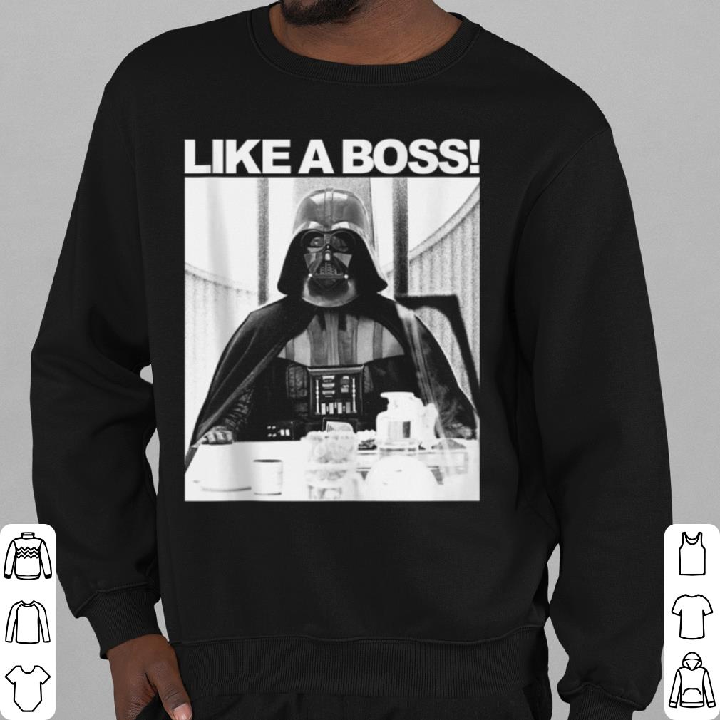 Awesome Star Wars Darth Vader Like A Boss Portrait shirt