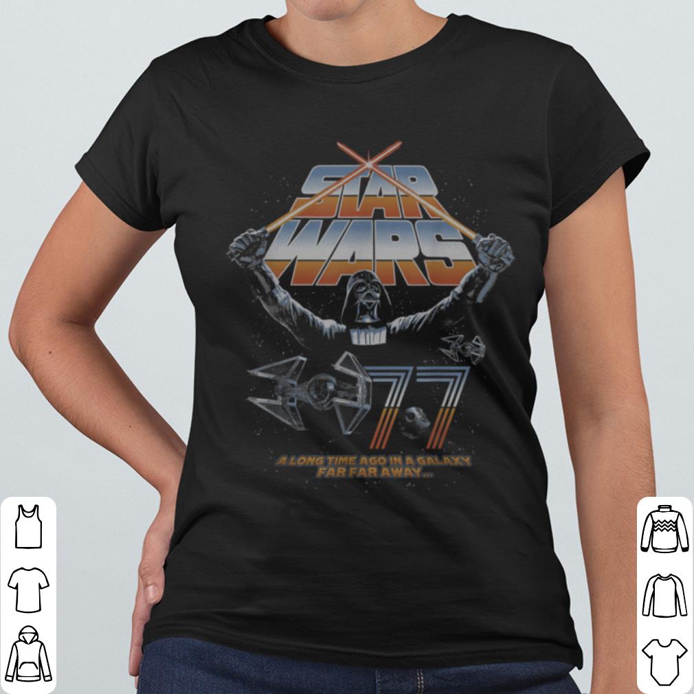 Pretty Star Wars Darth Vader Along Time Ago In A Galaxy Far Far Away shirt