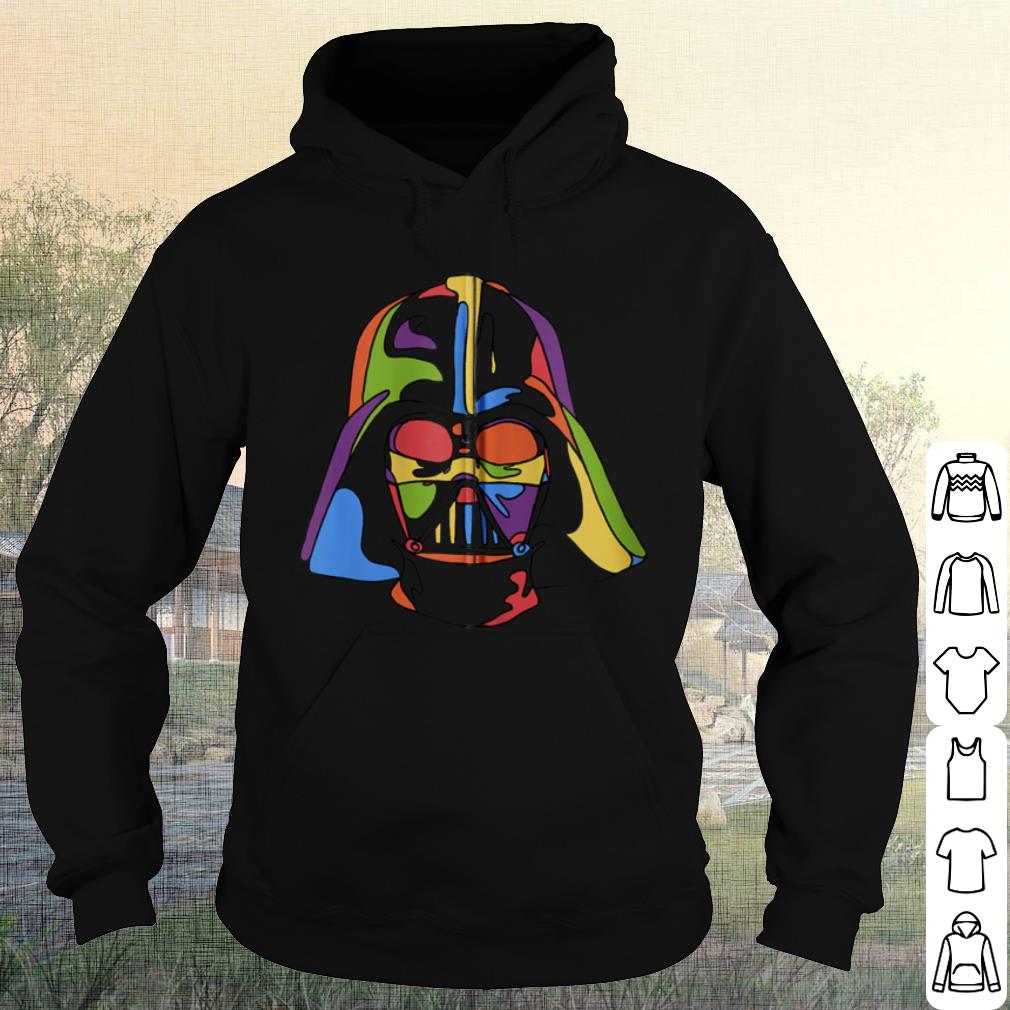 Nice Star Wars Darth Vader Colorful Helmet shirt