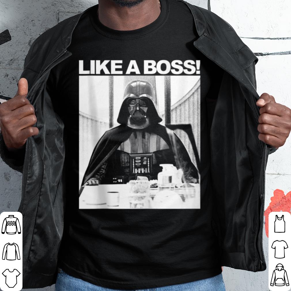 Awesome Star Wars Darth Vader Like A Boss Portrait shirt 9