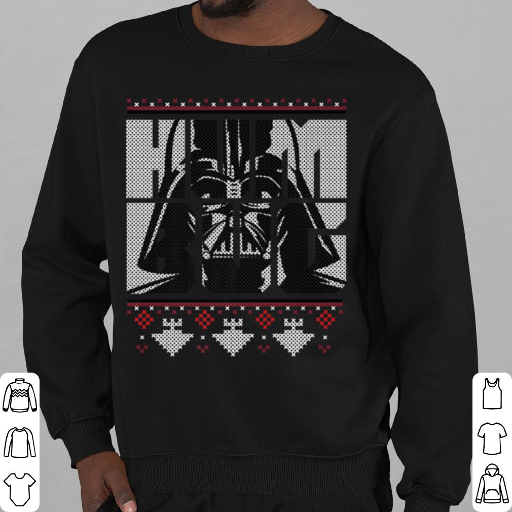 Awesome Star Wars Darth Vader Hum Bug Holiday Pattern shirt
