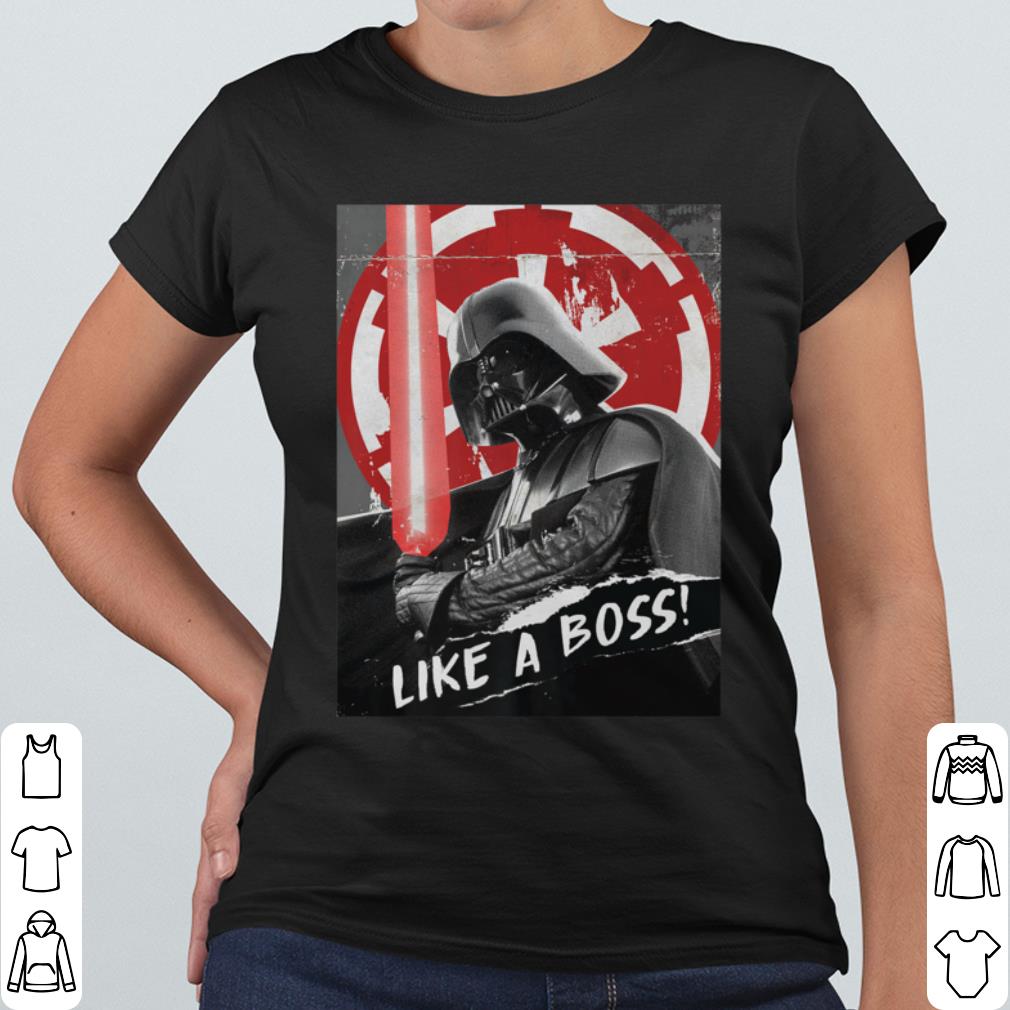 Funny Star Wars Darth Vader Like A Boss Funny shirt