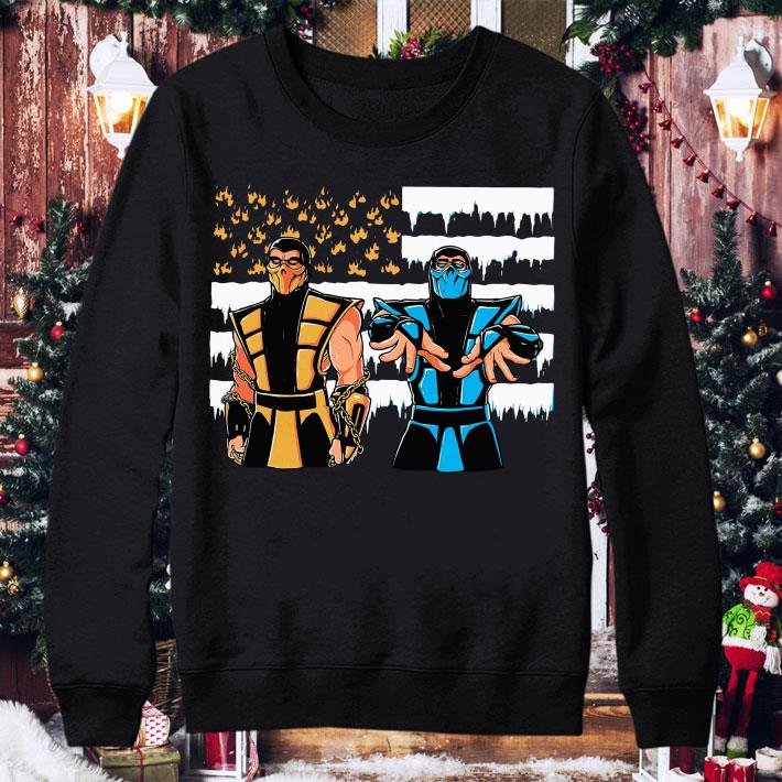 Mortal Kombat American Flag shirt