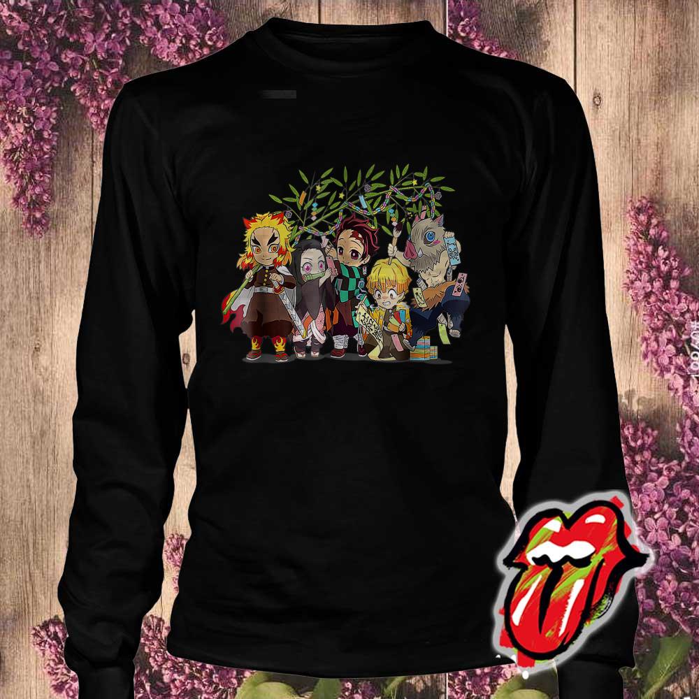 Anime Funny Demons Slayers Cut Team Gift For Kids Girl Boy Shirt