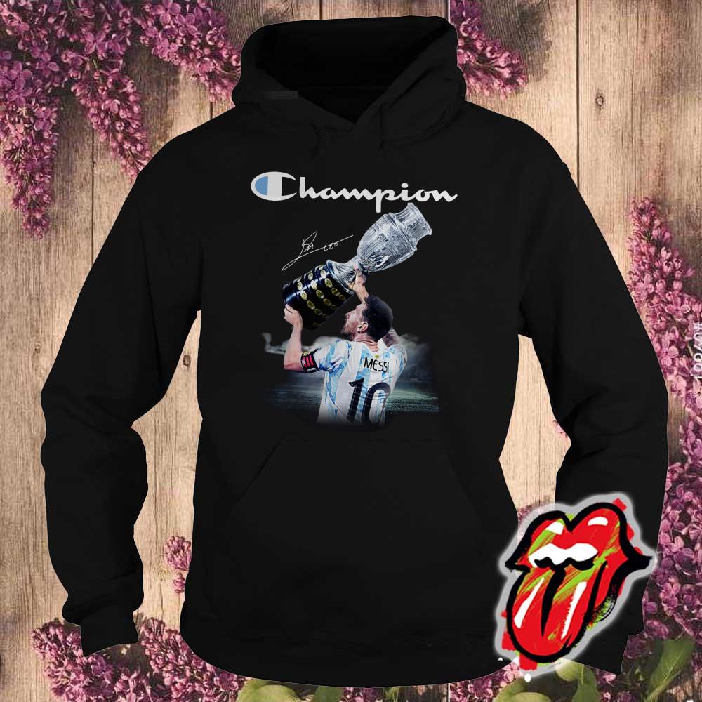 Leonel Messi lifts cupps to win Copa America 2021 Shirt, Sweatshirt