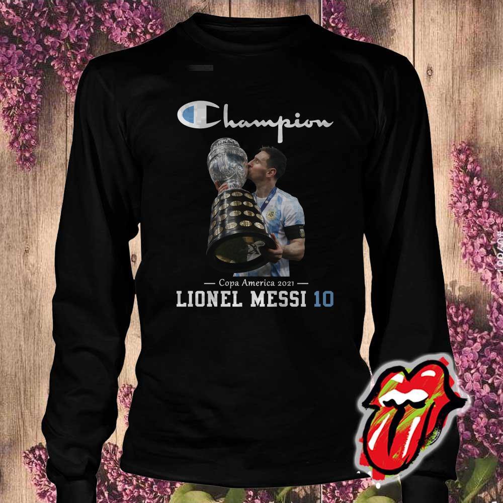 Lionel Messi Champion Copa America 2021 Shirt