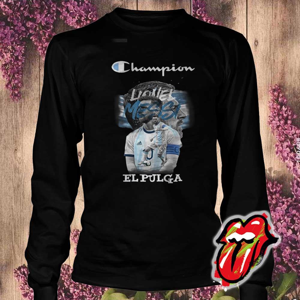 Messi El Pulga Champion Copa America 2021 Shirt