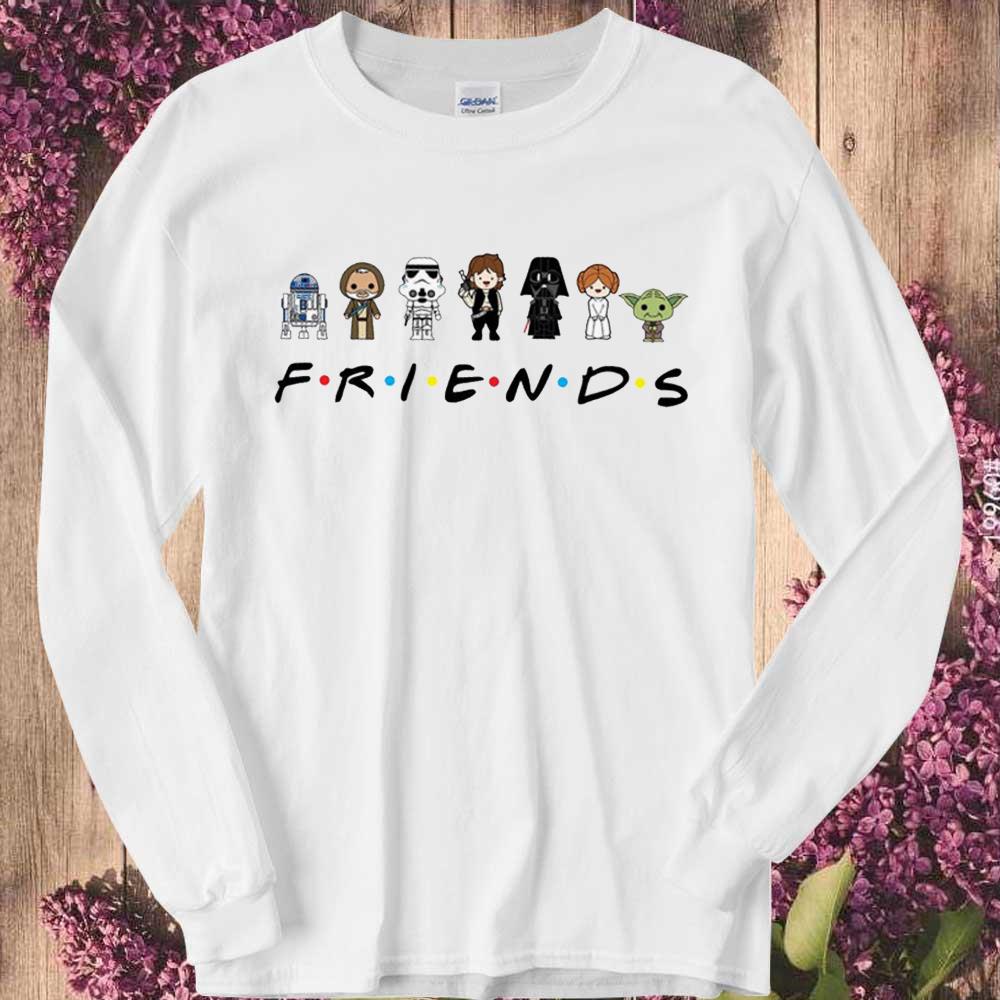 Best Star Wars Friends Shirt, Friends Tv show shirt, Friends Disney shirt, Friedns baby yoda shirt, Darth Vader Shirt