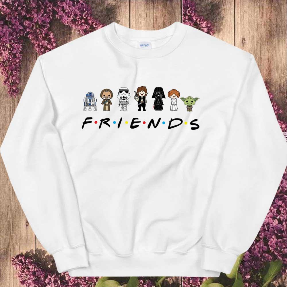 Best Star Wars Friends Shirt, Friends Tv show shirt, Friends Disney shirt, Friedns baby yoda shirt, Darth Vader Shirt