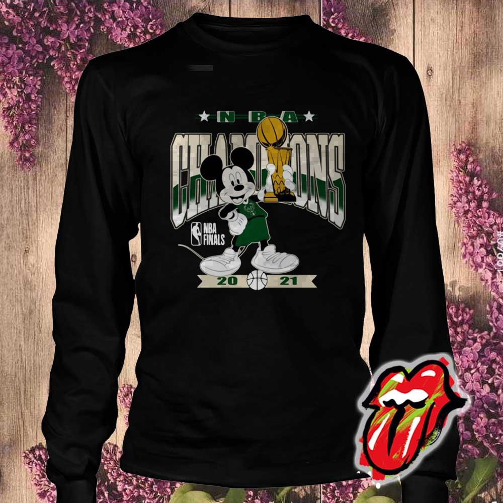 Best mickey mouse milwaukee bucks cup nba finals champions 2021 Shirt