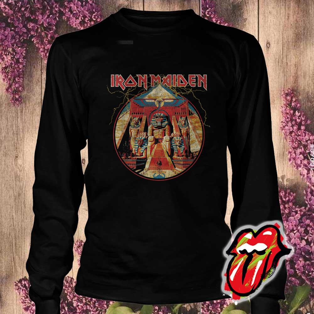 Iron Maiden - Powerslave Lightning Circle Shirt