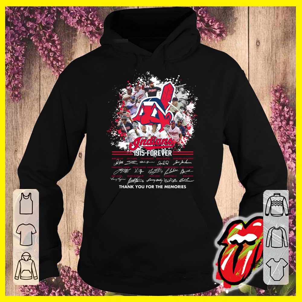Original The Indians 1915 Forever Thank You For The Memories Shirt