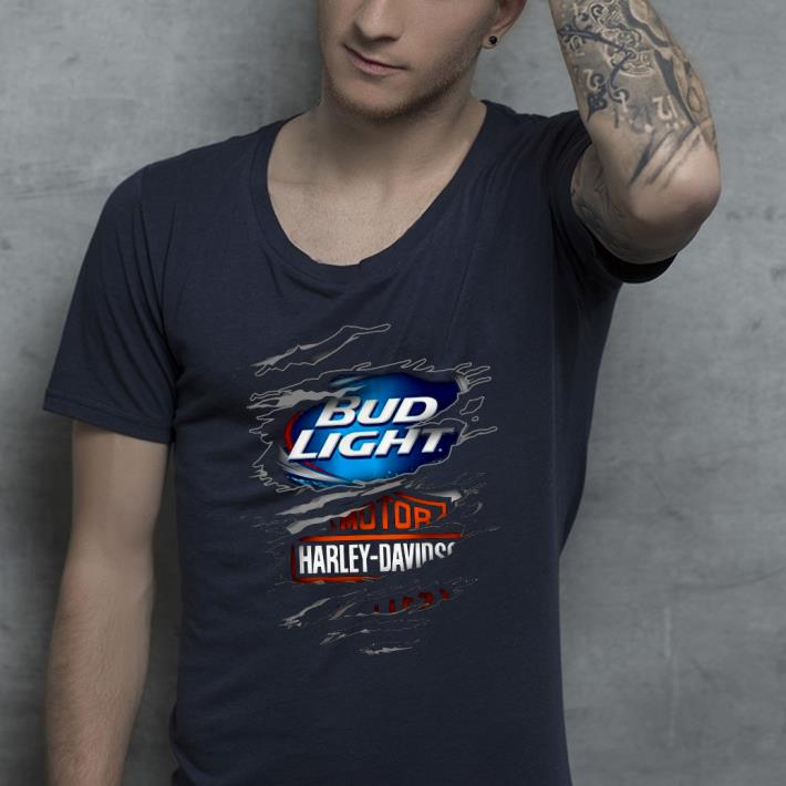 Bud Light Harley Davidson Blood inside me Shirt 3 Bud Light Harley Davidson Blood inside me Shirt