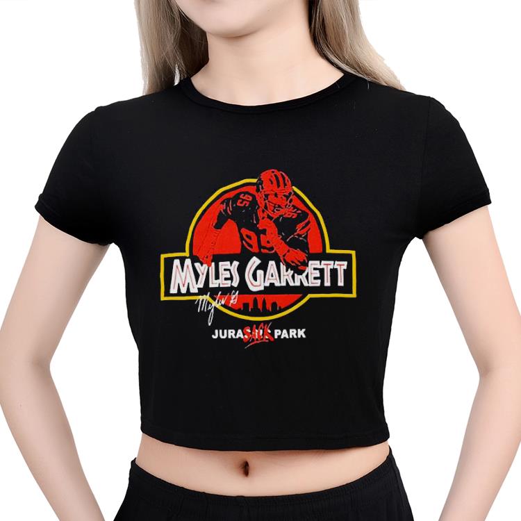 myles garrett dinosaur shirt