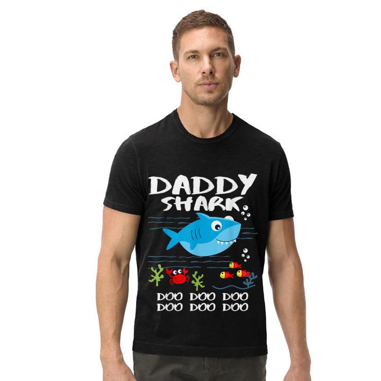 Daddy Shark Fathers Day Idea For Father Husband shirt 1 Daddy Shark Fathers Day Idea For Father Husband shirt
