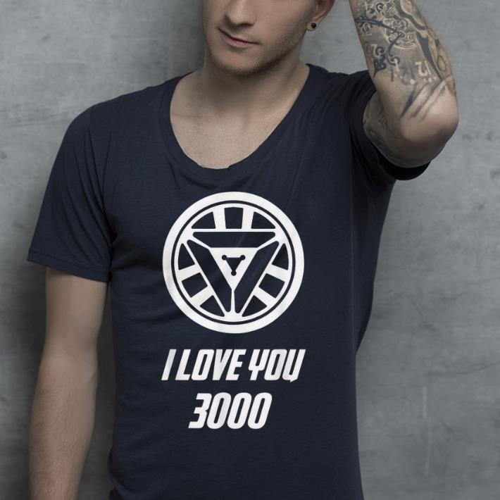 Daughter Iron man Arc Reactor I Love You 3000 shirt